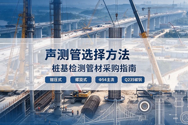 合水声测管选型标准