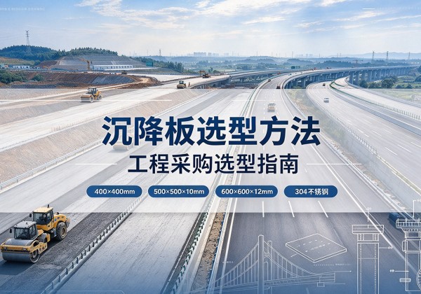 合水沉降板选择方法